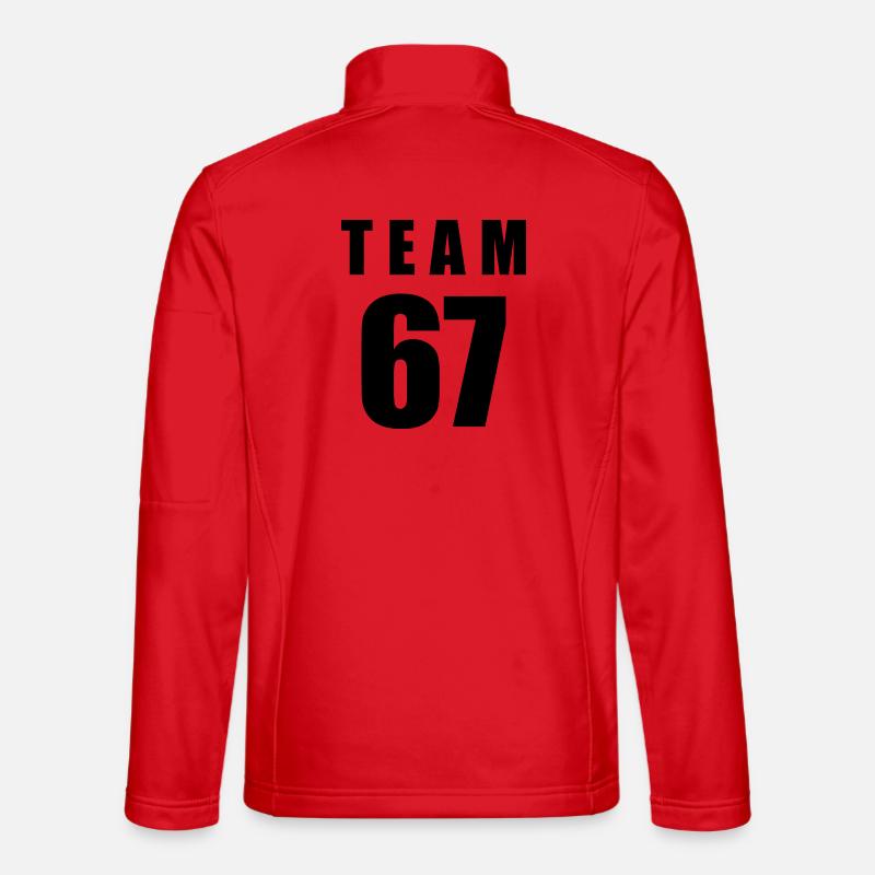 Team 67 - Unisex Softshell Jacket - red