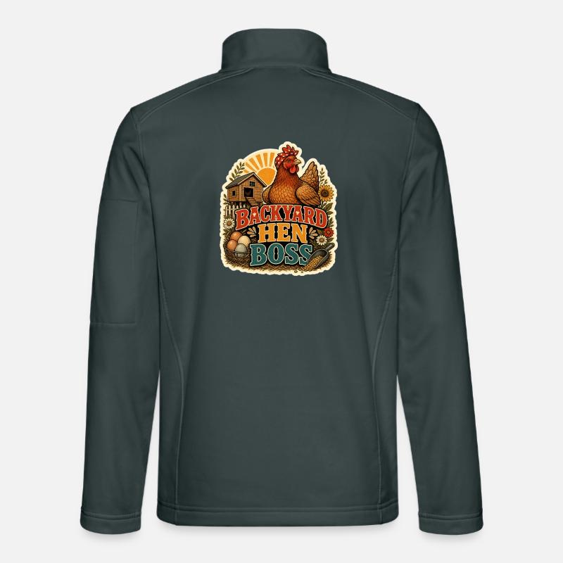 BACKYARD HEN Unisex Softshelljacke