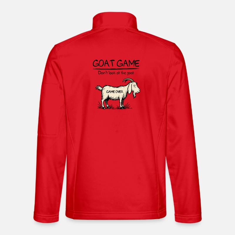 Goat game - Unisex Softshell Jacket - red