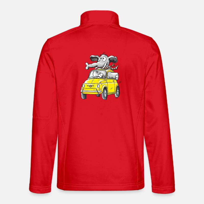 Elephant Voiture - Oldtimer Veste en tissu softshell Unisexe