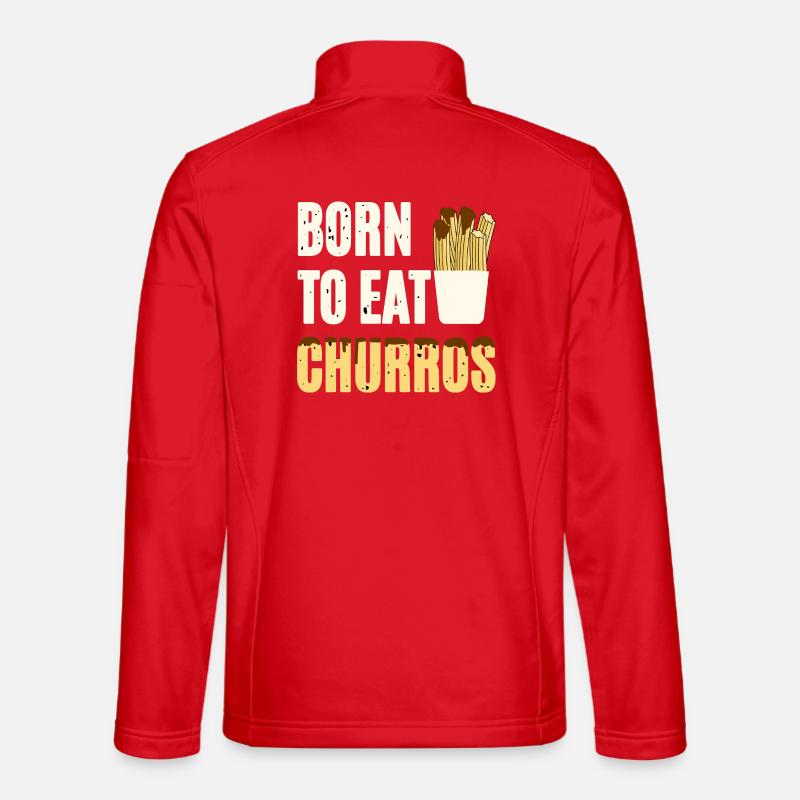 Born To Eat Churros - Unisex Softshell Jacket - red