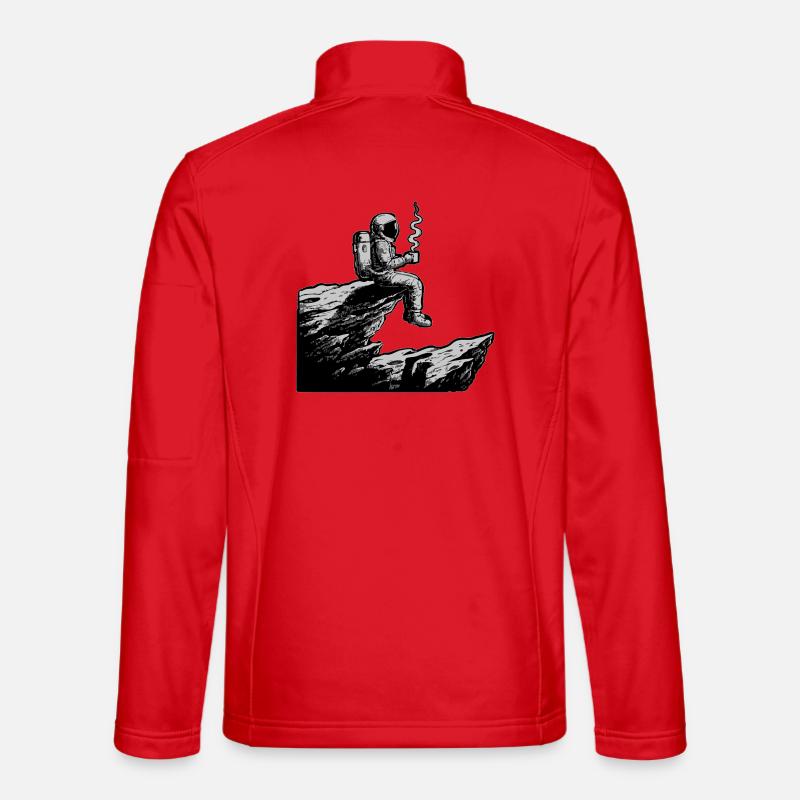 Astronaut Café Espace Falaise - Unisex Softshell Jacket - red