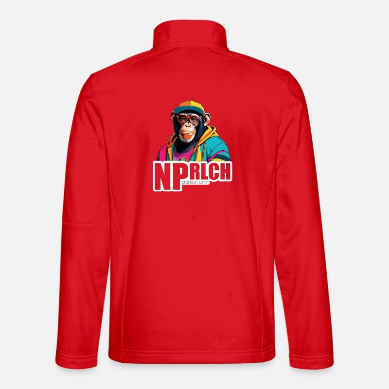 Munich Neuperlach - completely chilled different! - Unisex Softshell Jacket - red