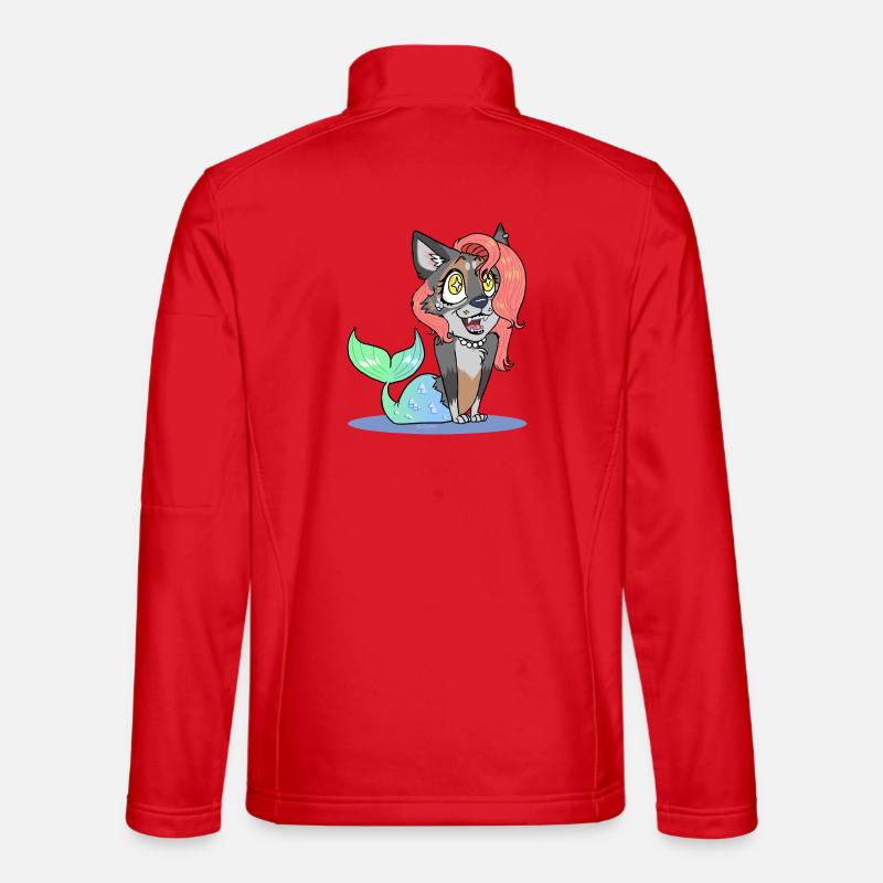 Coral (Chibi Version) (von Leni Riosa) Unisex Softshelljacke