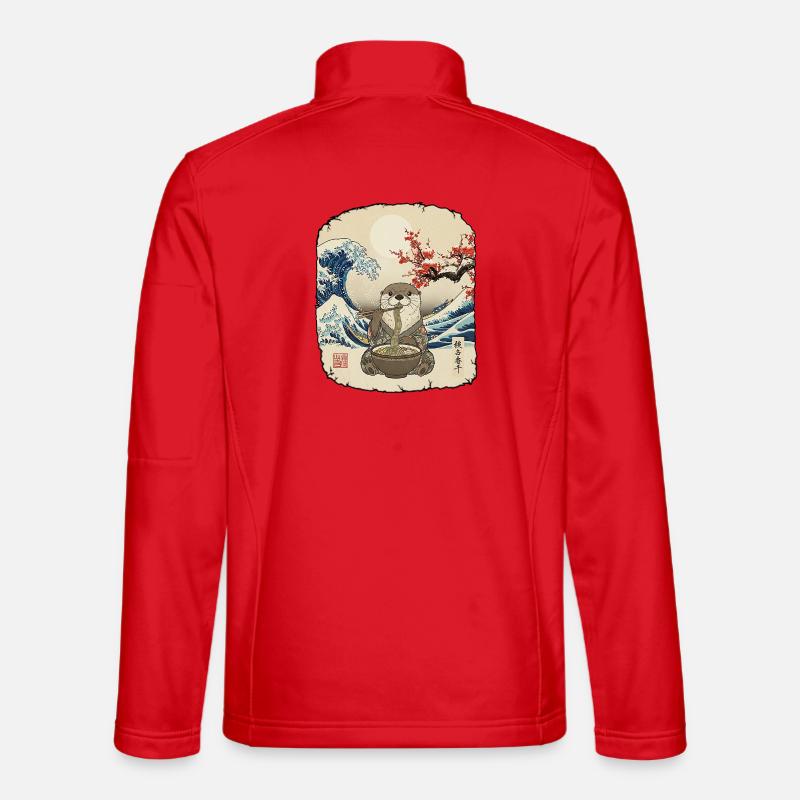 Otter Ramen Asiatisch - Unisex Softshelljacke - Rot