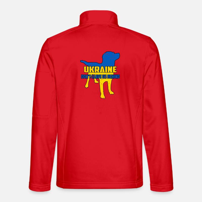 Ukraine Tierrettung - Unisex Softshelljacke - Rot