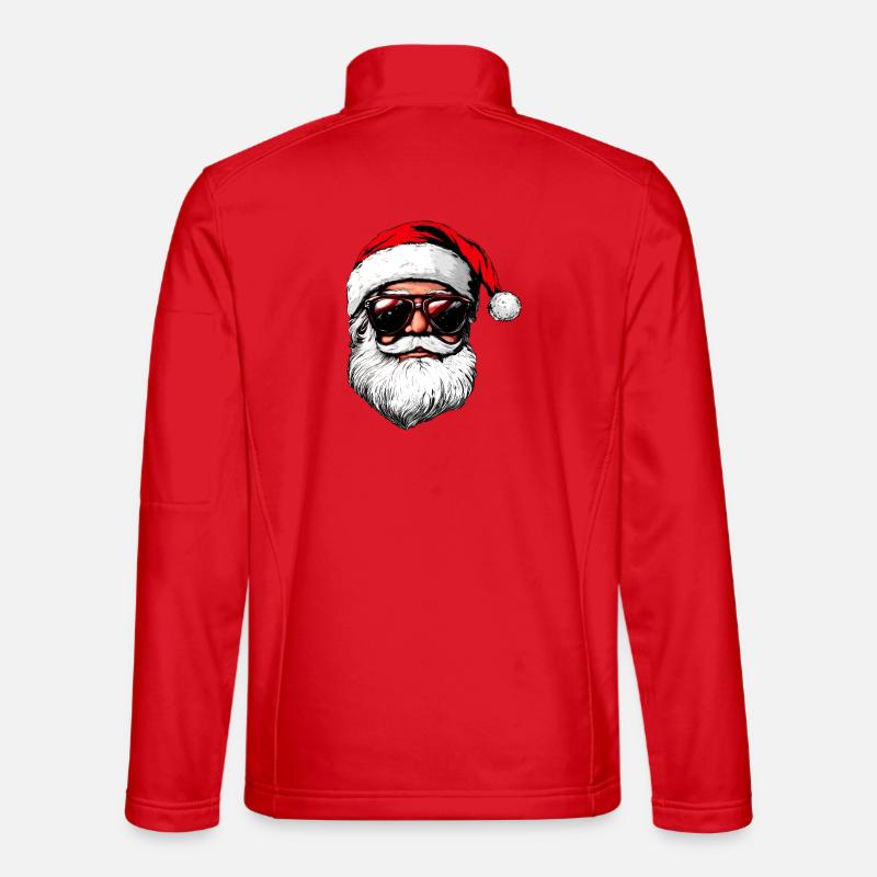 cool Santa Claus - Unisex Softshell Jacket - red