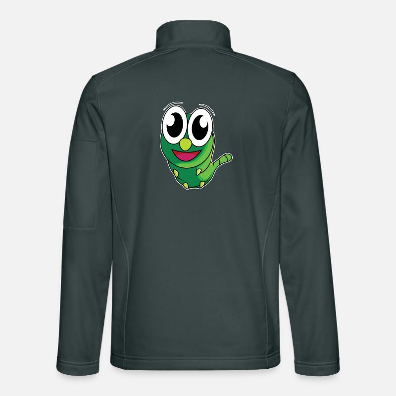 Drôle de chenille - design Veste en tissu softshell Unisexe