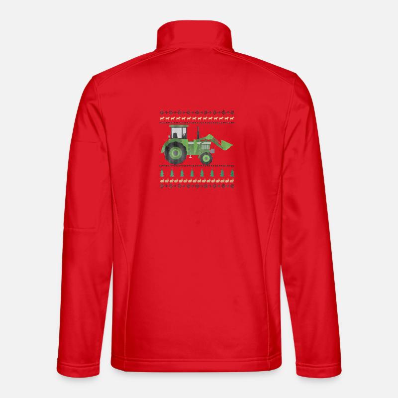 Tractor farmer - Unisex Softshell Jacket - red