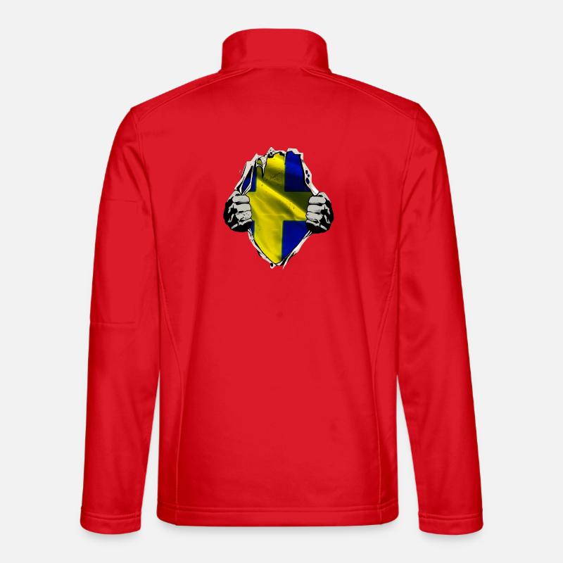 La Suède sous le maillot - Veste en tissu softshell Unisexe - rouge