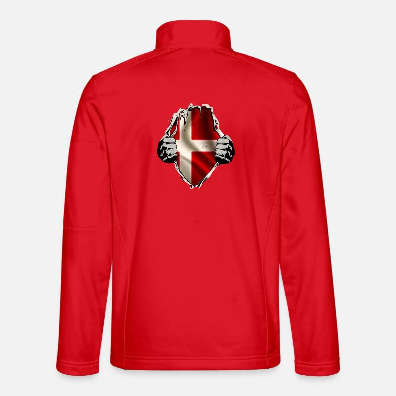 Denmark under the shirt - Unisex Softshell Jacket - red
