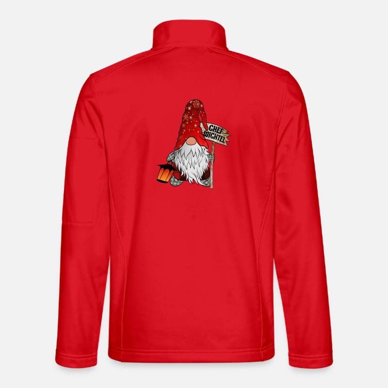 Chef Wichtel Weihnachts Gnom - Unisex Softshelljacke - Rot