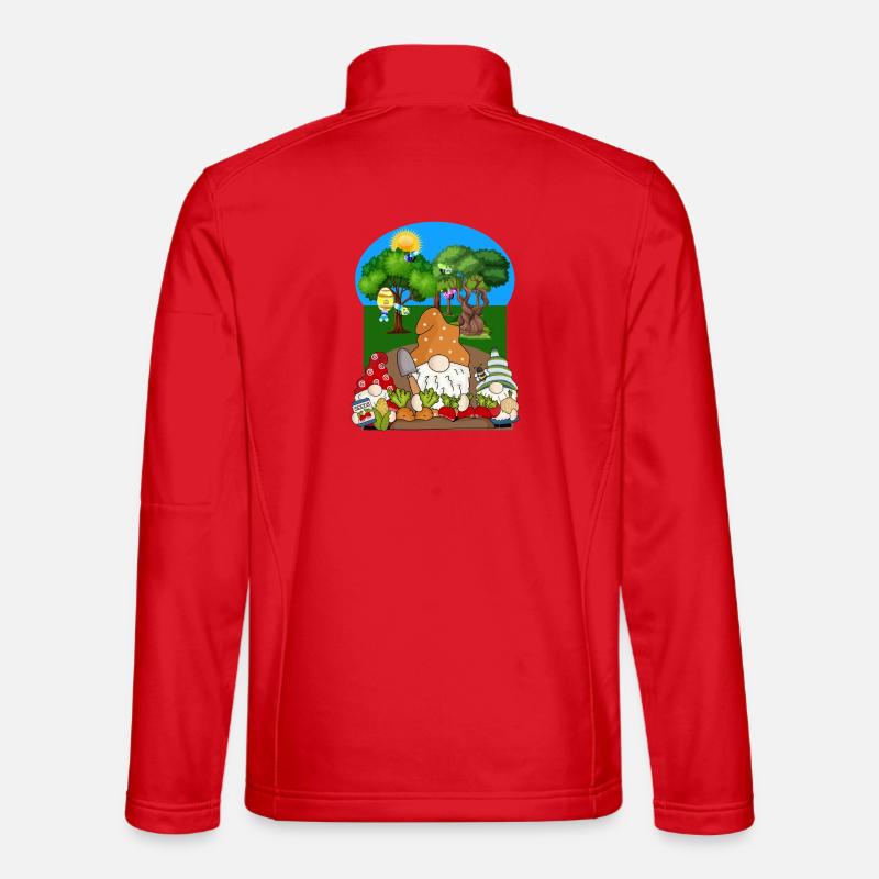 Gartenarbeit Frühling - Unisex Softshelljacke - Rot