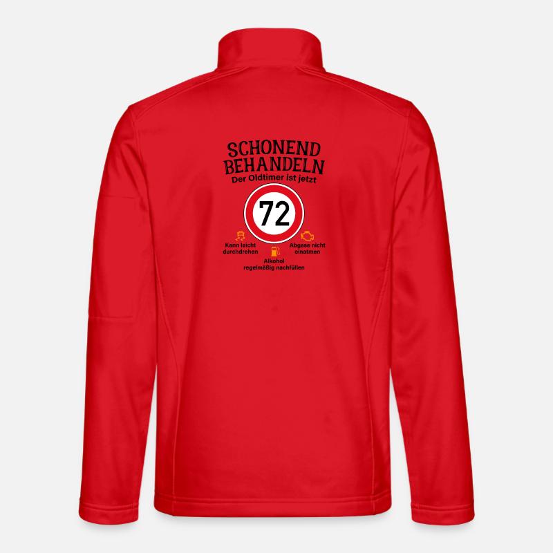 72. Geburtstag Schonend Behandeln Oldtimer Ist 72 Unisex Softshelljacke