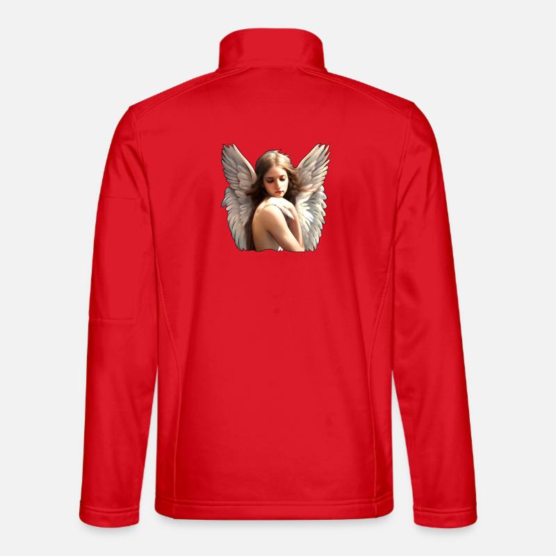 Heavenly Angel - Unisex Softshell Jacket - red