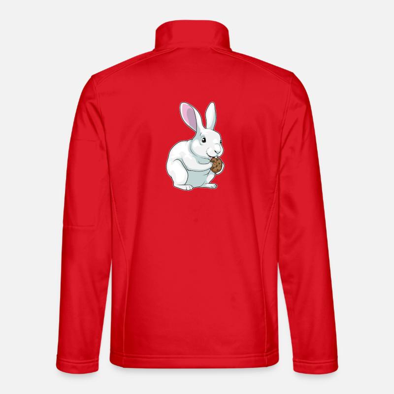 Bunny Cookie - Unisex Softshell Jacket - red