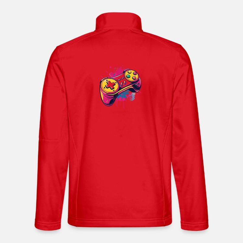Gaming Controllers - Unisex Softshell Jacket - red