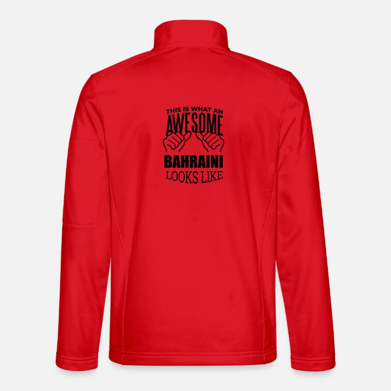 Bahrain - Unisex Softshelljacke - Rot