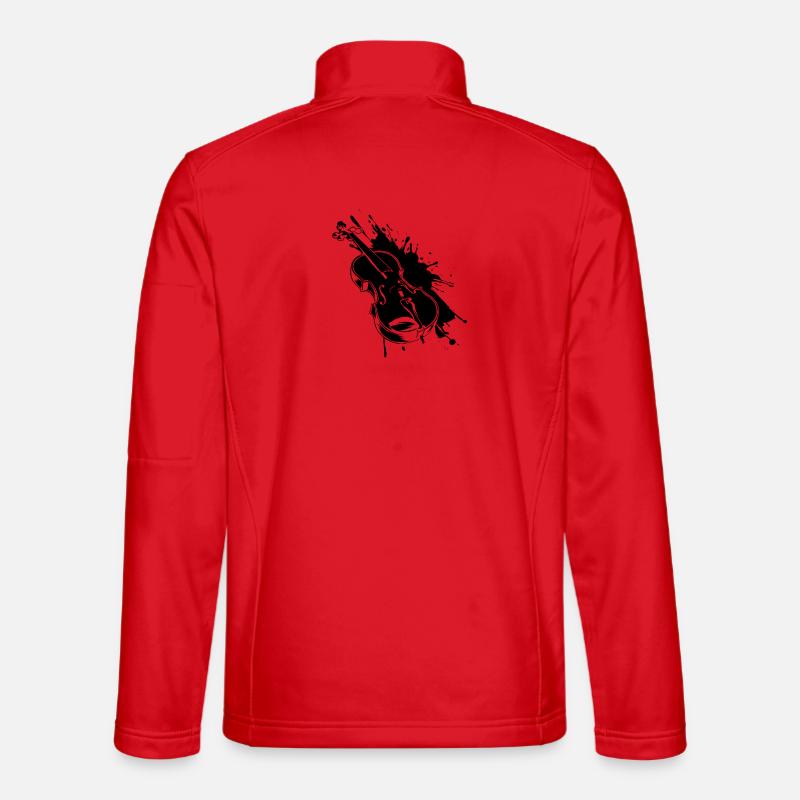 Violin Street Art Unisex Softshell Jacket