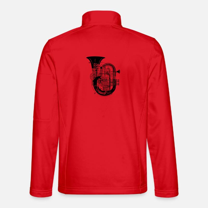 Tuba - Unisex Softshell Jacket - red