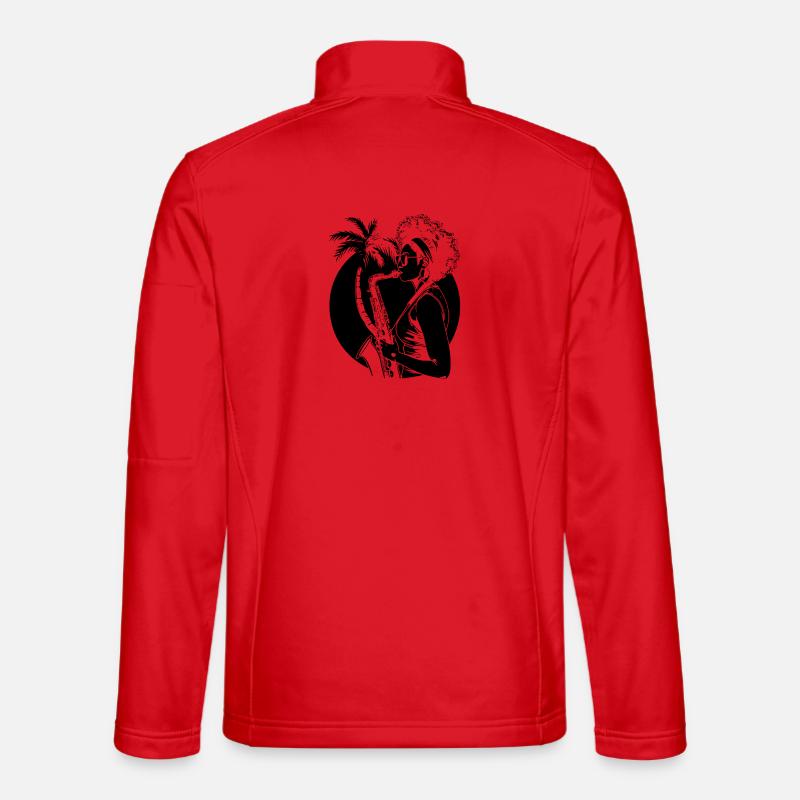 Saxophone player Unisex Softshell Jacket