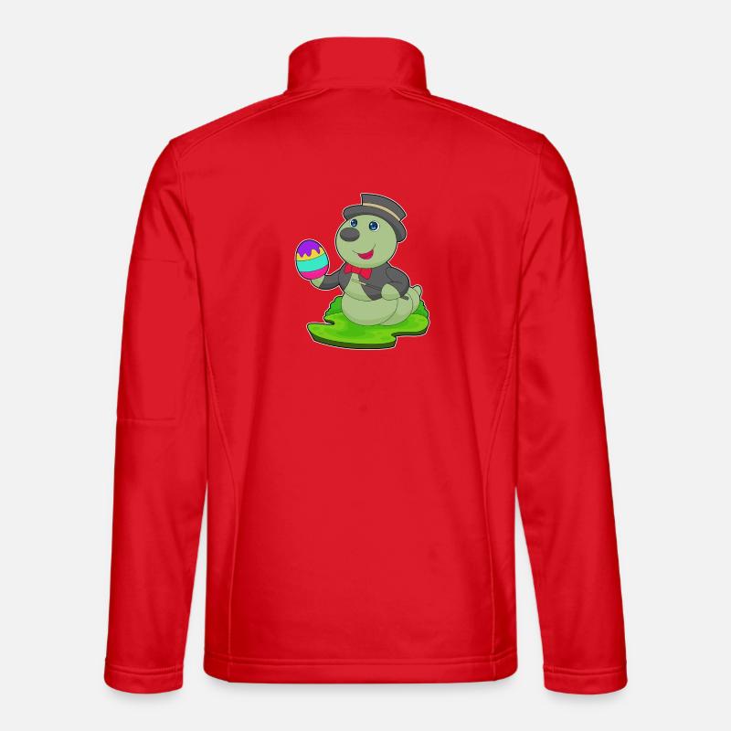 Raupe Ostern Zauberer - Unisex Softshelljacke - Rot