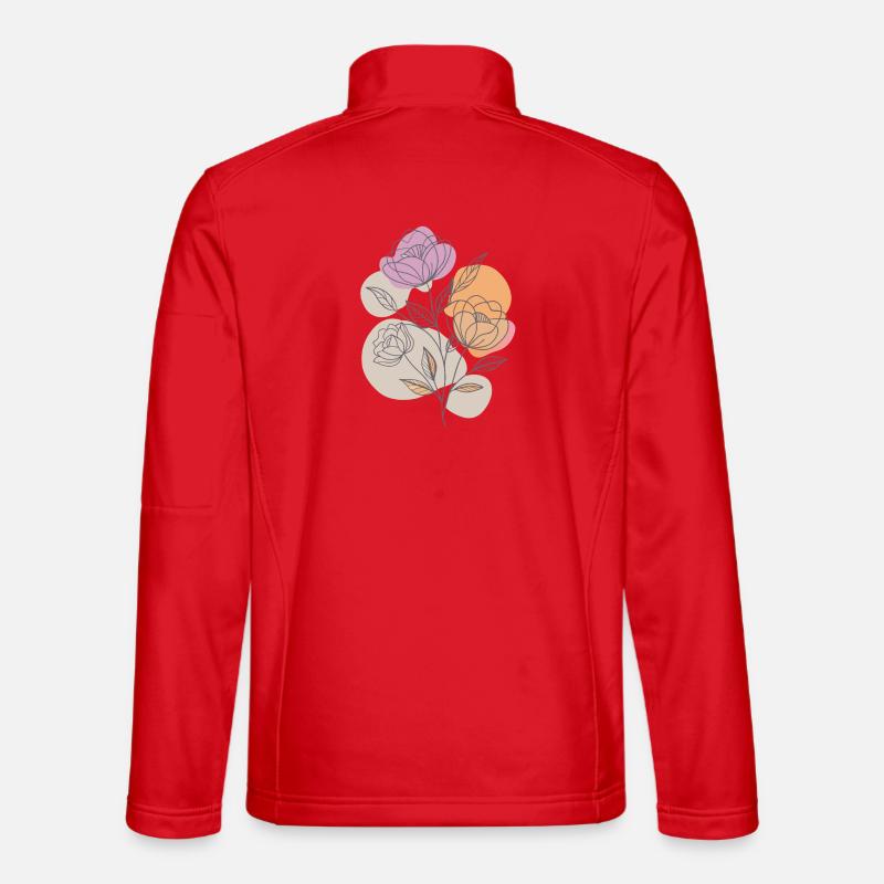 Blumen - Frühling - Sommer - Spruch Unisex Softshelljacke