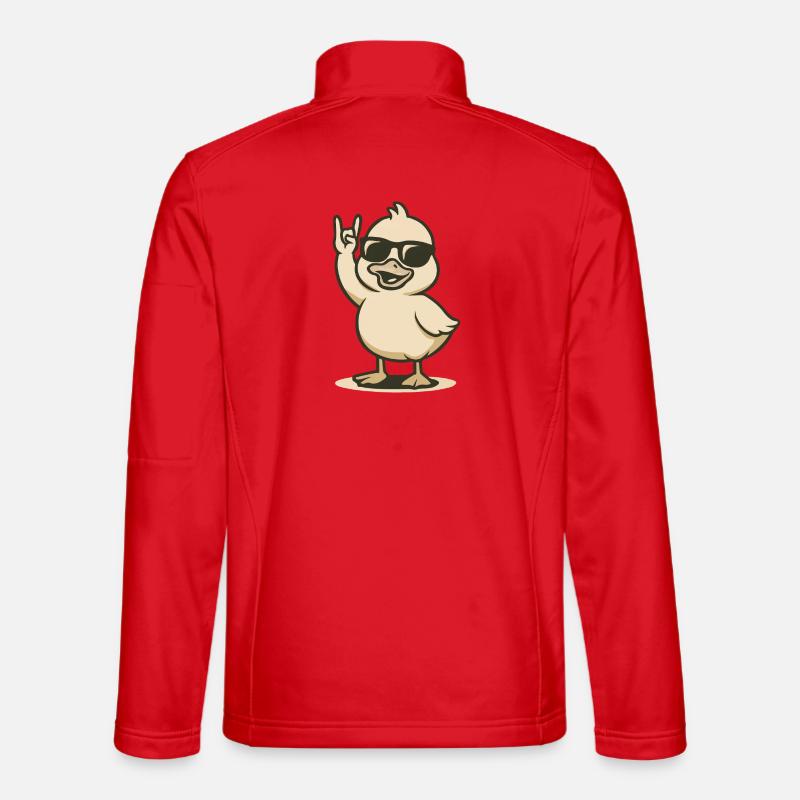 Duck’n’Roll - Unisex Softshelljacke - Rot