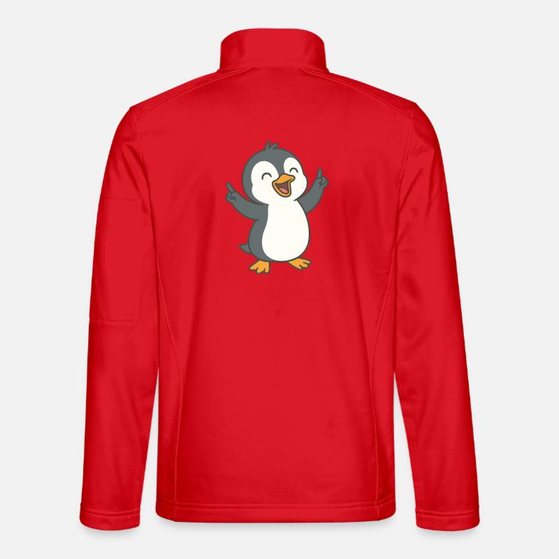 Pingouin dansant Veste en tissu softshell Unisexe
