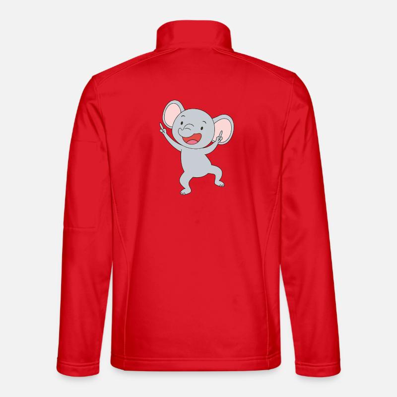Bébé trompette heureuse Veste en tissu softshell Unisexe