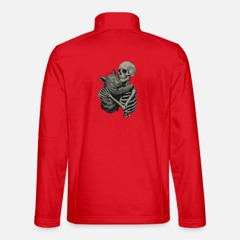 Wombat Skeleton Liebe  Unisex Softshelljacke
