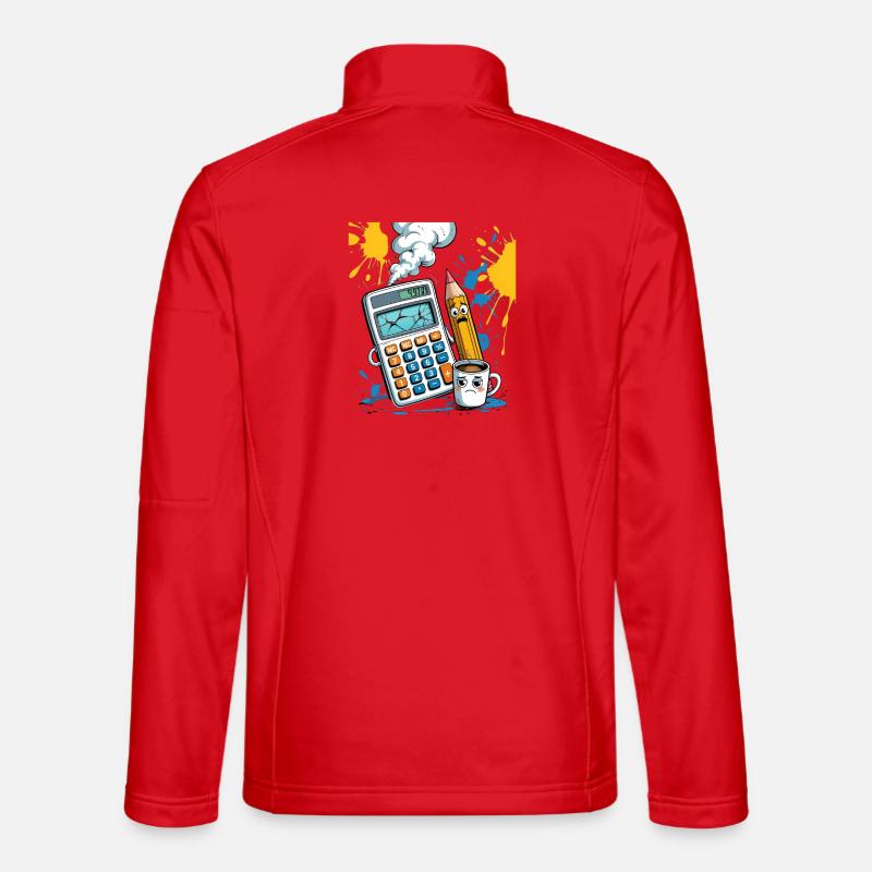 Crétacé Chaos Mathématiques Veste en tissu softshell Unisexe