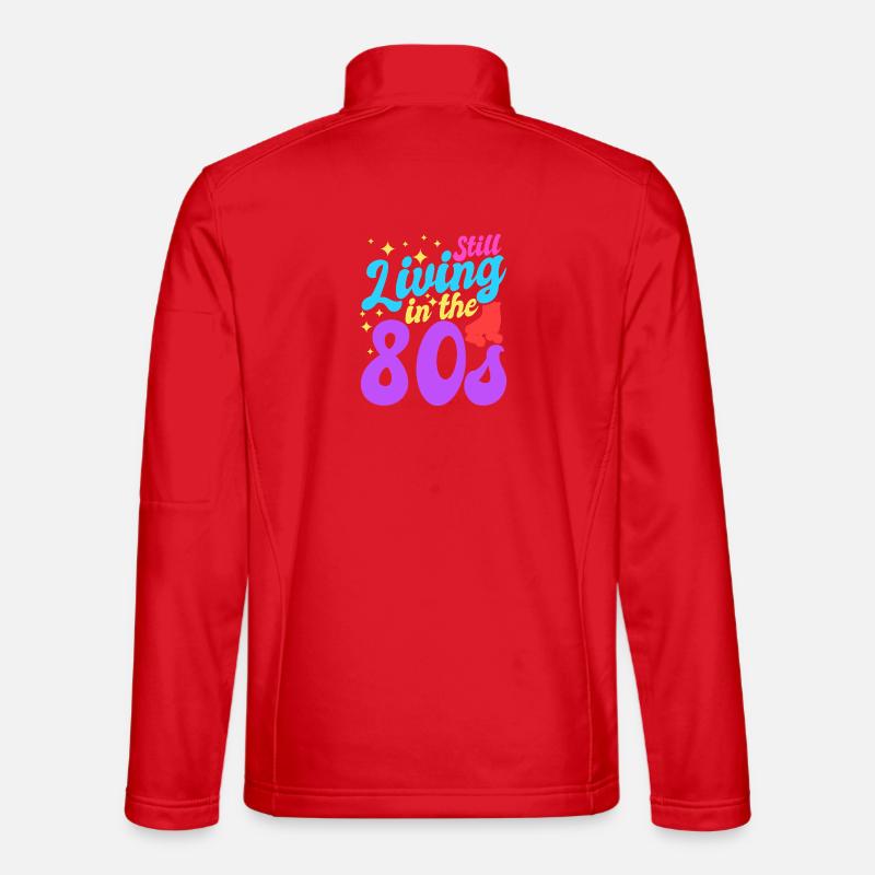 Still living in the 80s - Unisex Softshell Jacket - red