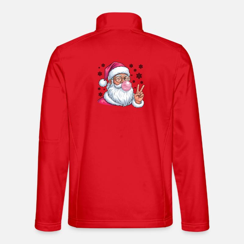 Weihnachtsmann Bubble Gum - Unisex Softshelljacke - Rot
