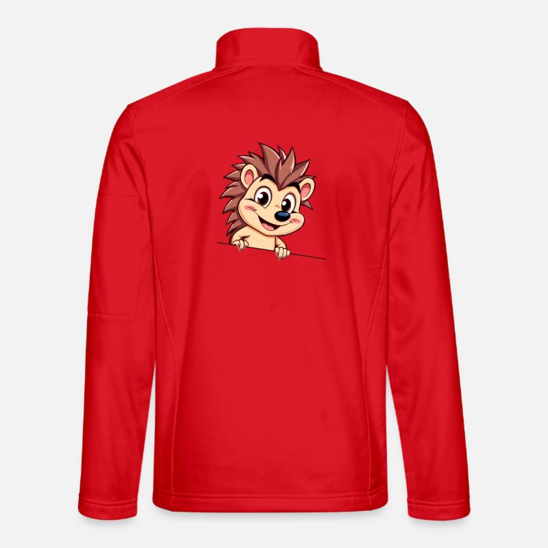 Hérisson agile sur un fil Veste en tissu softshell Unisexe