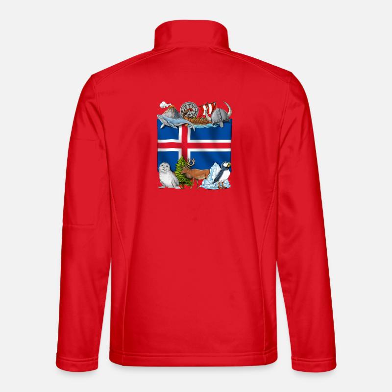 Iceland Pride - Unisex Softshell Jacket - red
