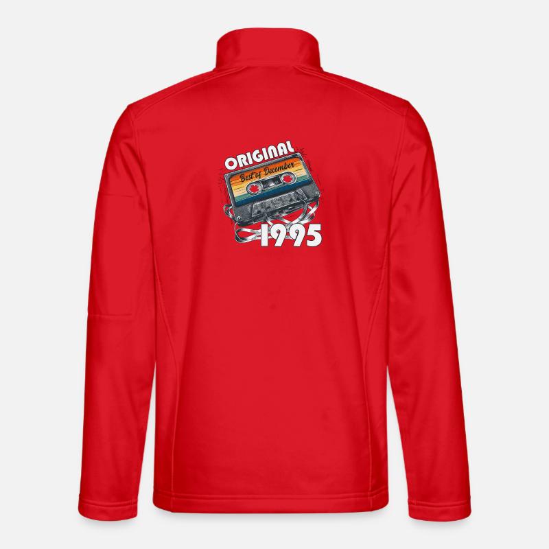 Cassette du 30e anniversaire décembre 1995 - Veste en tissu softshell Unisexe - rouge