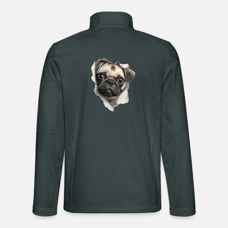 Pug Unisex Softshell Jacket