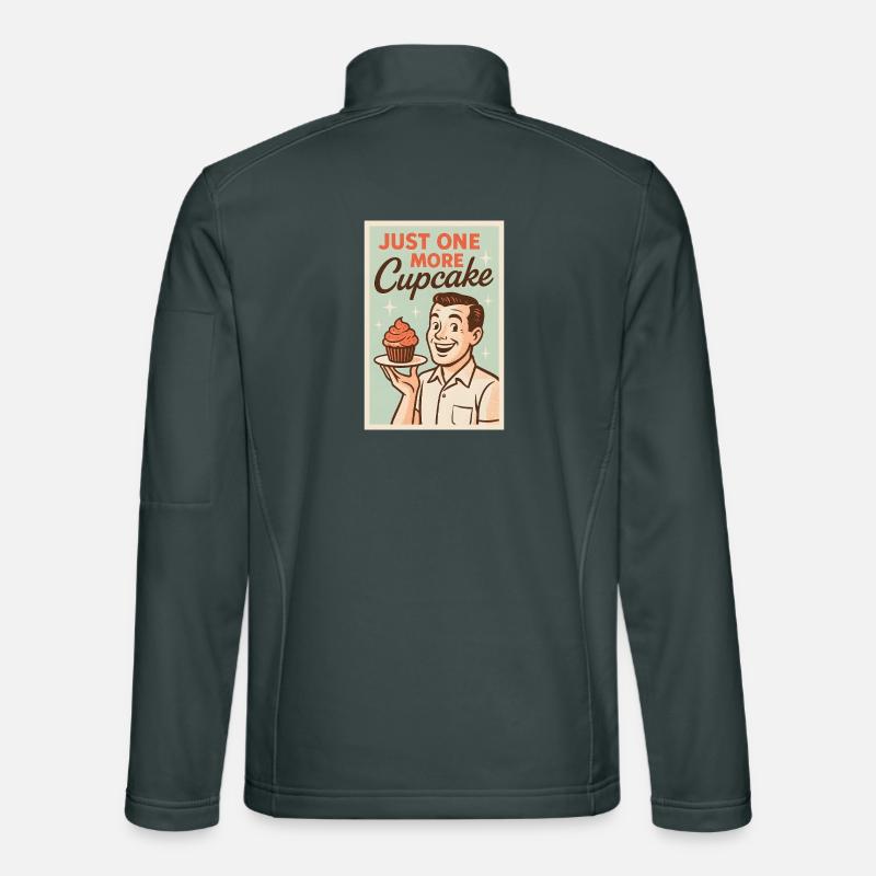 Nur noch ein Cupcake | Cupcake Humor Retro Unisex Softshelljacke