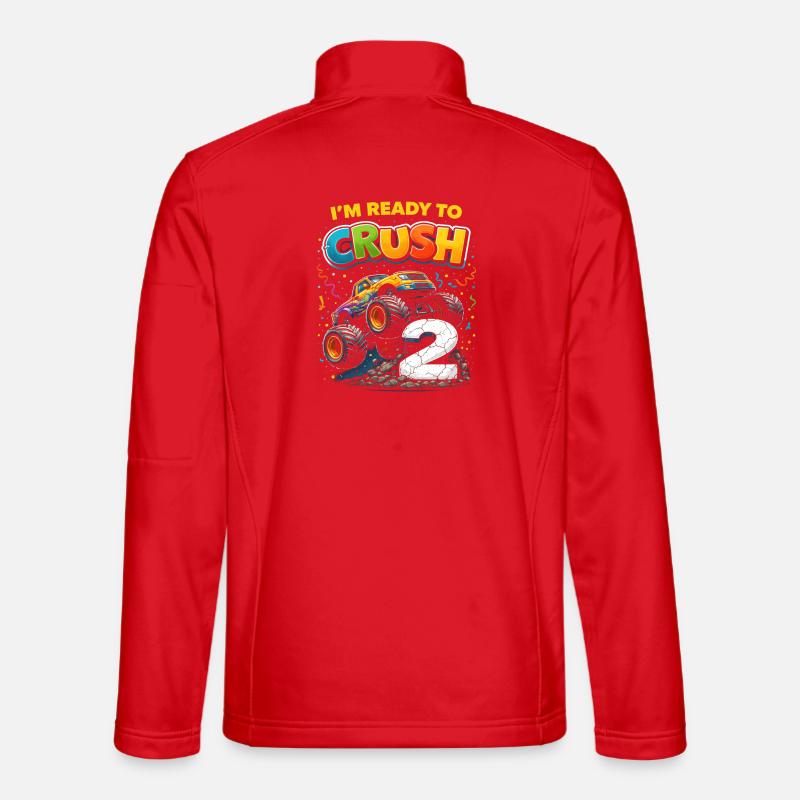 Bereit zum Crush 2 - Unisex Softshelljacke - Rot
