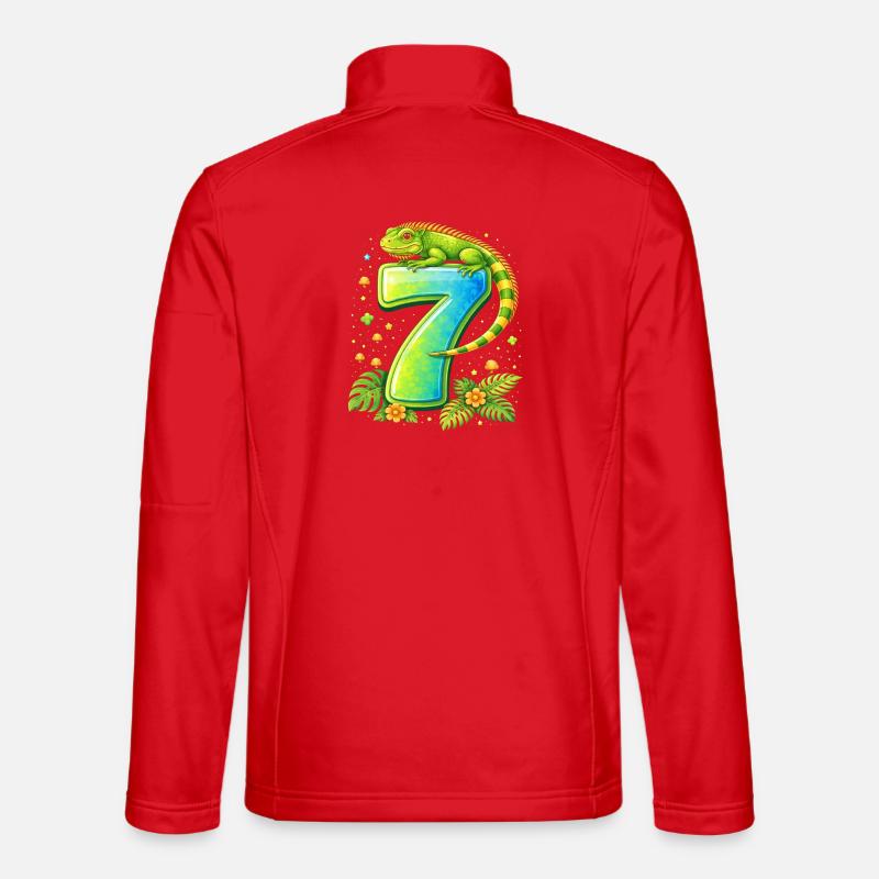 Neon 7 Jungle Legend - Unisex Softshell Jacket - red