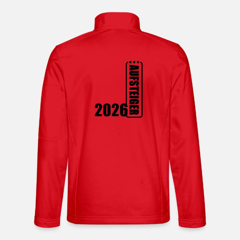 Aufsteiger_2026_lneu - Unisex Softshelljacke - Rot
