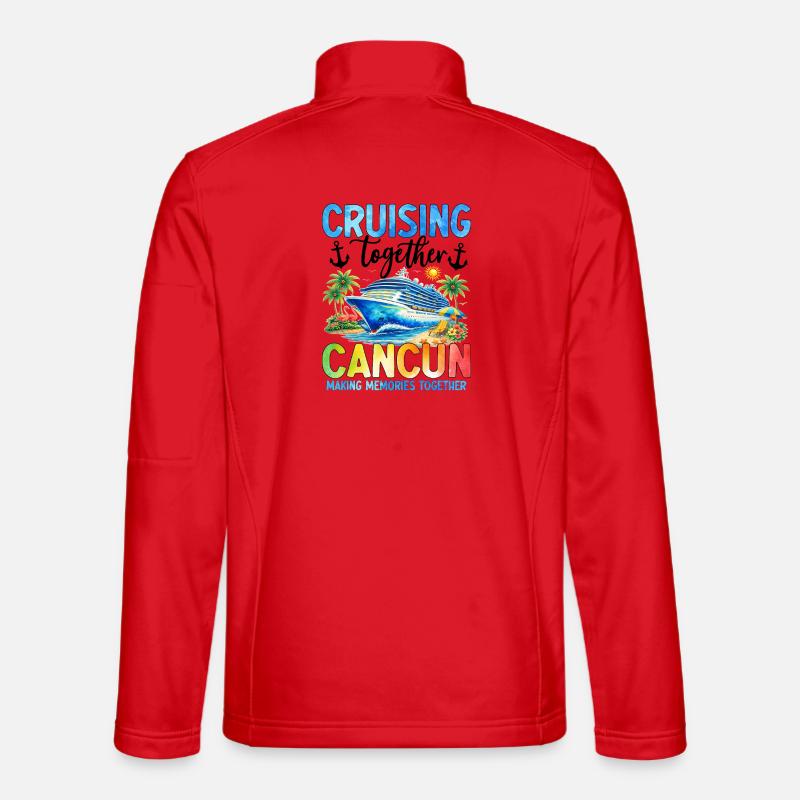 Cruising Together Cancun Making Memories Unisex Softshelljacke