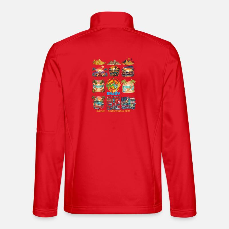 Sommer Urlaub – Limited Edition 2026 - Unisex Softshelljacke - Rot