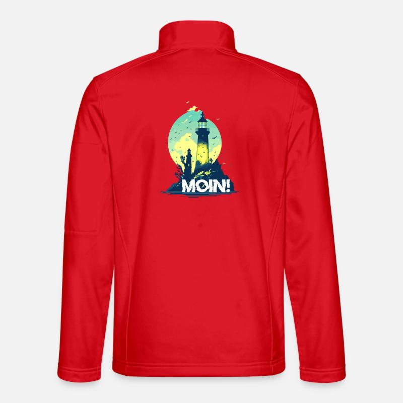 MOIN! - Unisex Softshelljacke - Rot