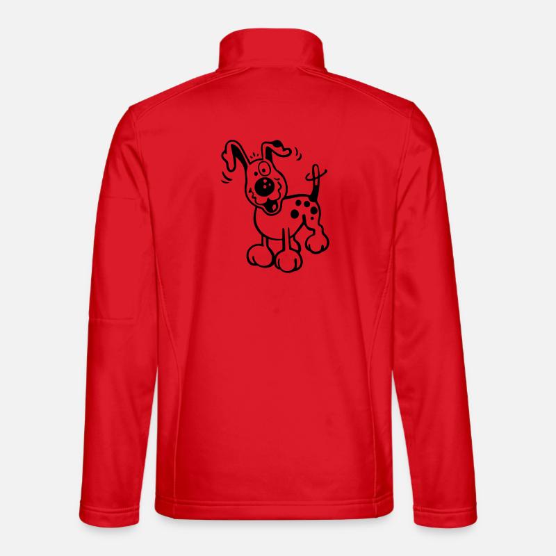 Happy Dog Unisex Softshell Jacket