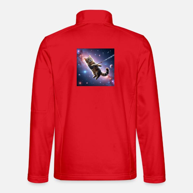 Cat in Space Unisex Softshell Jacket