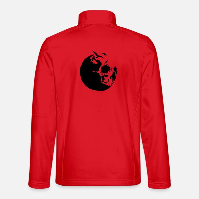 killing moon skull mond - Unisex Softshell Jacket - red