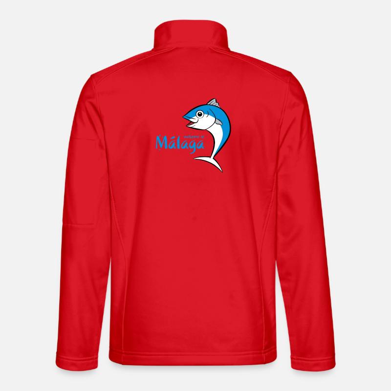 Welcome to Malaga 3 - Unisex Softshelljacke - Rot