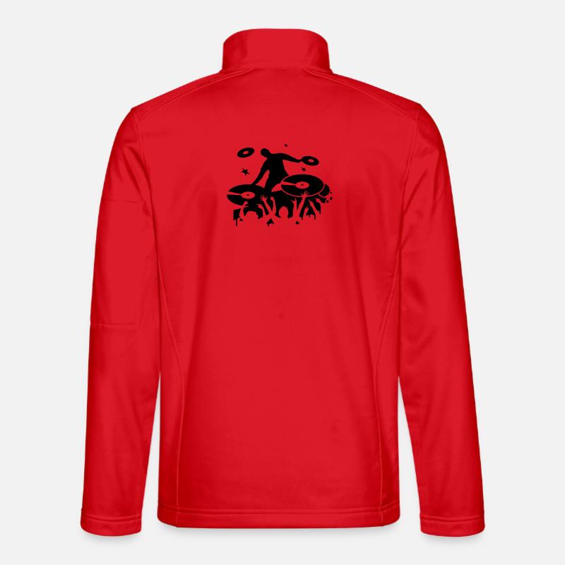 DJ makes Party - Unisex Softshell Jacket - red